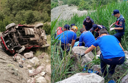 Tokat’ta minibüs uçuruma yuvarlandı ölen 4 kişinin ismi belli oldu biri çocuk
