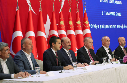 Erdoğan'dan Türk-İş Başkanı Atalay'a: 'Senin başında da saç kalmadı ya'