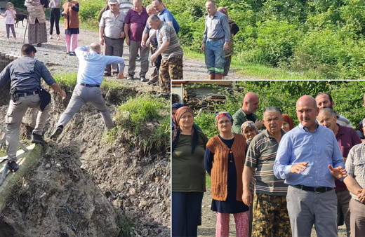 Bakan Soylu sel bölgesinde engelleri aşıp vatandaşların sorunlarını dinledi