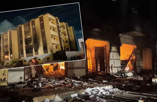 Libya karıştı... Hafter'in meclisini ateşe verdiler! Ortalık savaş alanına döndü