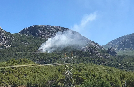 Antalya'da orman yanıyor! Havadan ve karadan müdahale başladı