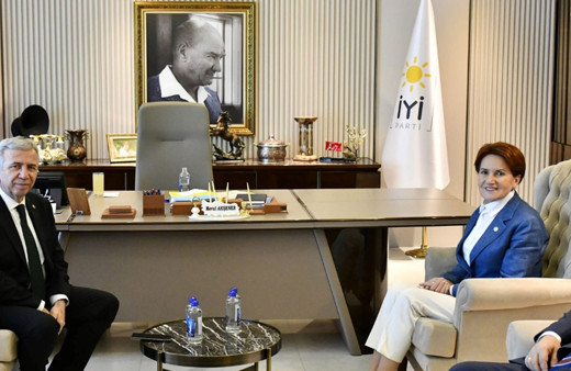 İYİ Parti Genel Başkanı Akşener, Mansur Yavaş'ı kabul etti