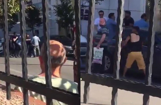 Ümraniye'de kağıt toplayıcısı iki yabancı uyruklu grup bölgeyi paylaşamadı kavga çıktı