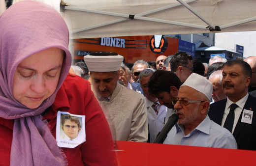 Konya'da öldürülen doktor Ekrem Karakaya son yolculuğuna uğurlandı! Eşi gözyaşlarına boğuldu