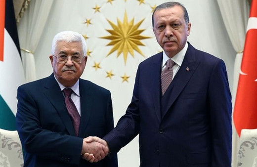 Cumhurbaşkanı Erdoğan, Filistin Devlet Başkanı Abbas ile görüştü