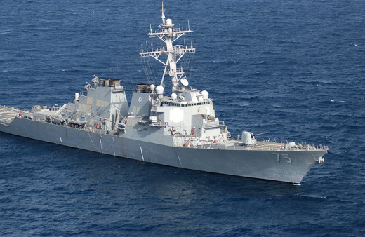 Akdeniz'de savaş uçağı denize düştü