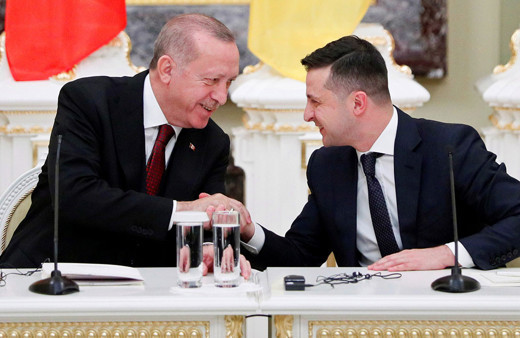 Cumhurbaşkanı Erdoğan, Zelenskiy ile görüştü
