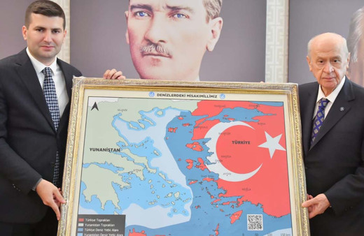 Devlet Bahçeli'ye hediye edilen tablo için Almanya da tarafını seçti! Yunanistan'ı çıldırtmıştı