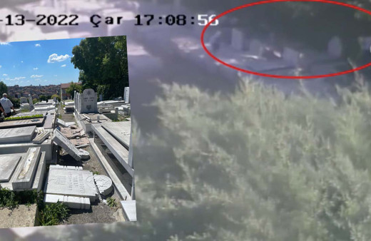 İstanbul Valiliği görüntüleri yayınladı Yahudi mezarlığını yıkan 5 kişi çocuk çıktı!