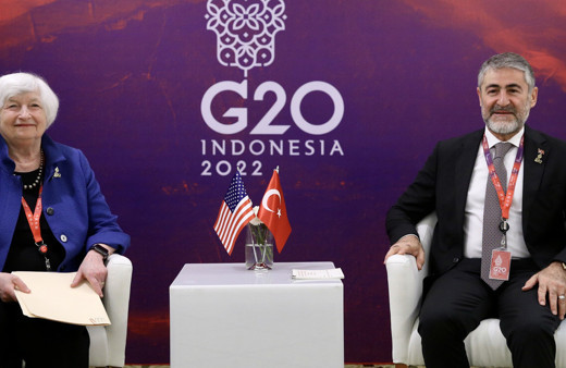 Bakan Nureddin Nebati ABD'li mevkidaşı Yellen ile görüştü