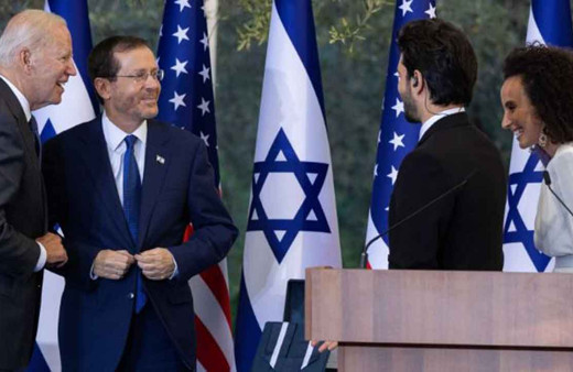 İsrailli popçu Yuval Dayan 'namahrem' dedi ABD Başkanı Joe Biden'ın elini sıkmadı