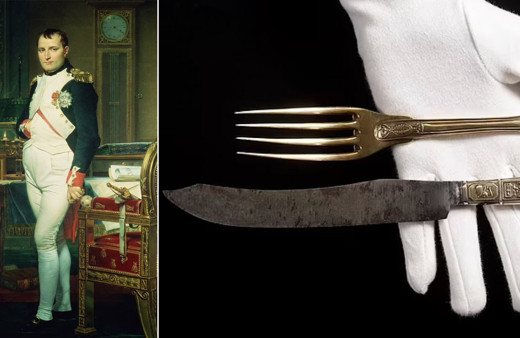 Napolyon Bonapart'ın çatal bıçak takımı uçuk fiyata satıldı