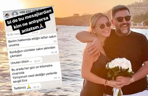 Ece Erken, öldürülen eşinin kardeşinin gönderdiği tehdit mesajlarını ifşa etti!