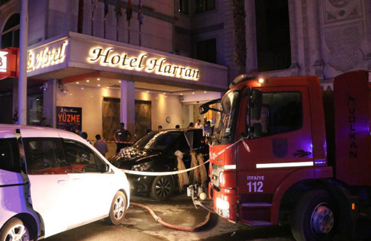 Ünlülerin düğüne katıldığı otelde yangın çıktı