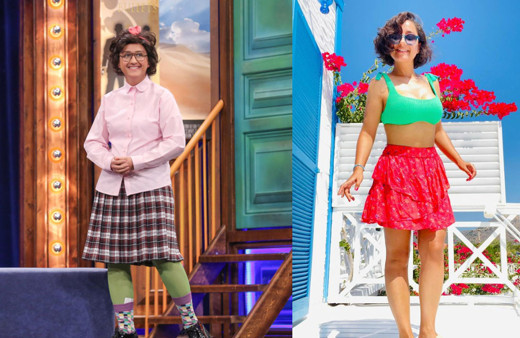 Ecem Erkek eşini boşayınca bambaşka oldu Güldür Güldür'ün Naime'si çok değişti