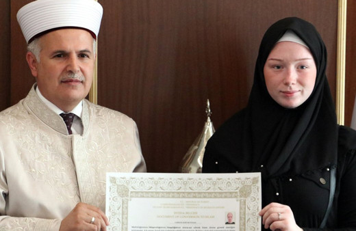 Alman vatandaşı Fabienne, Gaziantep'te Müslüman oldu! İlk sözleri duygulandırdı