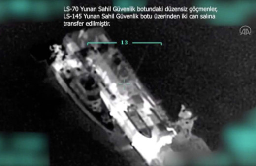 MSB yine Yunanistan'ı suç üstü yakaladı görüntüleri yayınladı