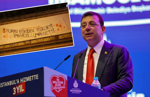 İmamoğlu'na şok üstüne şok: İstanbullu gençler pankart asıp sert tepki gösterdi