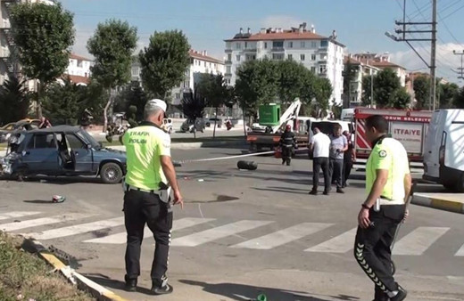 Çorum'da vinç dehşeti! Yayaların arasına dalıp ikisini de öldürdü