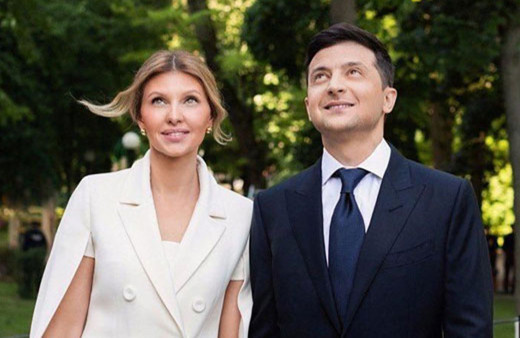 Zelensky ve eşi Olena, İngiliz magazin dergisi Vogue'ye poz verdi!