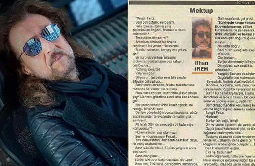 İlhan İrem'in Fetullah Gülen mektubu! Fetuş diye başladığı mektubun tam hali olay