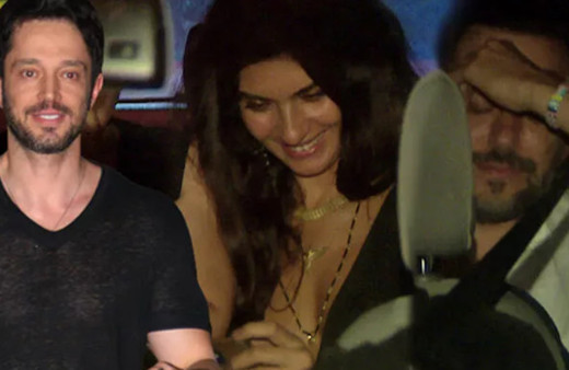 Tuba Büyüküstün ve Serkan Altunorak fena yakalandı