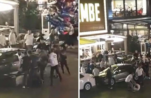 Ümraniye'de 'yanlış sipariş' dayağı attılar müşteri canını zor kurtardı