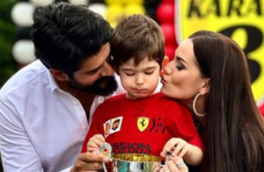 Bodrum tatilinde olan 3.5 aylık hamile Fahriye Evcen ve oğlu Karan'dan hayranlarını üzen haber