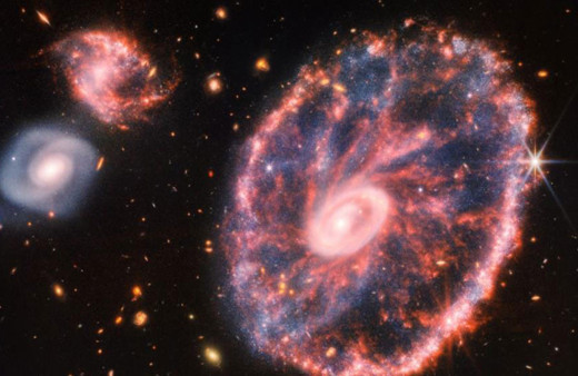 James Webb Teleskobu Cartwheel Galaksisi’ni görüntüledi