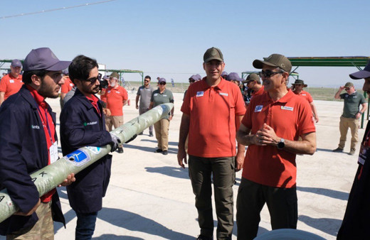 Cumhurbaşkanlığı Savunma Sanayii Başkanı İsmail Demir, Aksaray'da Roket Yarışları'nı izledi