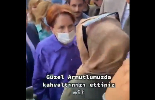 Meral Akşener beklemiyordu kadın yüzüne söyledi sosyal medya bu videoyu konuşuyor