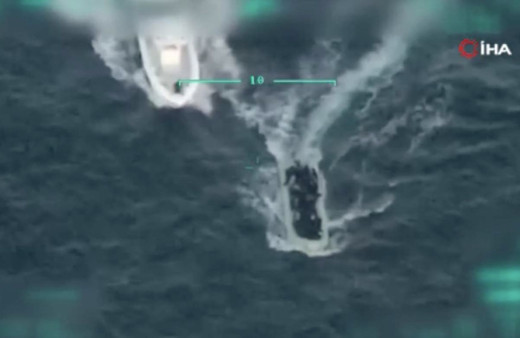 Yunanistan yine göçmenleri böyle itti MSB görüntüleri paylaştı