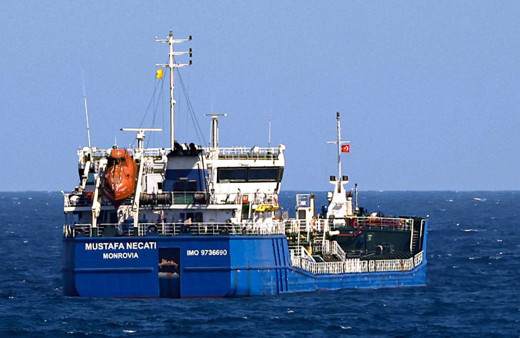 Ayçiçek yağı taşıyan Mustafa Necati isimli gemi Kilyos'a demirledi