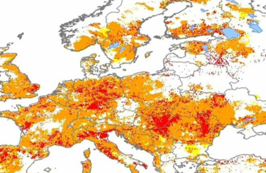 Avrupa kıtası kuraklık yüzünden ekonomik sıkıntıya düşebilir