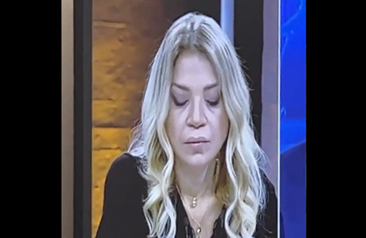 Habertürk sunucusu Ebru Baki'nin canlı yayındaki hali gündem oldu