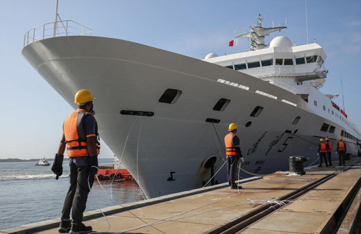 Casuslukla suçlanan olay gemi limana yanaştı! Türünün en yenisi
