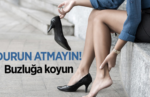 Dar gelen ayakkabılarınızı atmayın buzluğa koyun! 1 gün bekletip giyin bakın neler olacak