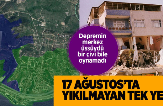 17 Ağustos depreminde yıkılmayan tek yer bir çivi bile oynamadı üstelik depremin merkez üssüydü