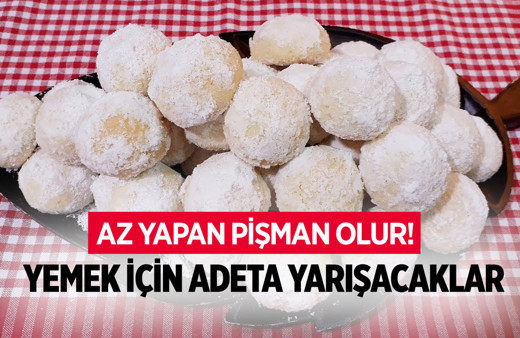Az yapan pişman olur! İşte herkesin yemek için yarıştığı pişmaniye kurabiye tarifi