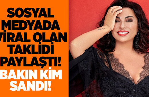 Nilgün Belgün sosyal medyada viral olan taklidi paylaştı! Bakın kim sanmış...