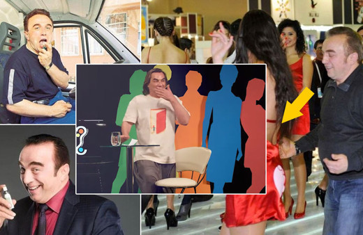 Dekolteyle gezen lafa katlanır diyen fıs fıs İsmail'in mini etekli kız fotoğrafları ifşa oldu