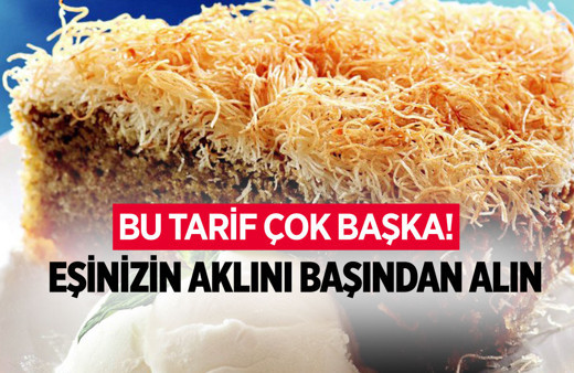 Bunu yiyen eşiniz aşçıyla evlenmişim diyecek! Kadayıflı şerbetli kekle eşinizin aklını başından alın