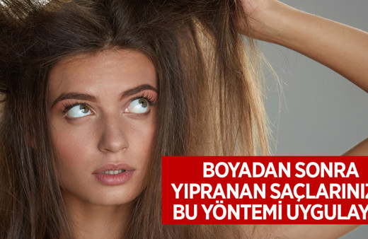 Saçlarınızı boyayıp yıprattıysanız üzülmeyin! Boyadan sonra yıpranan saçlarınızı bu yöntemle canlandırın