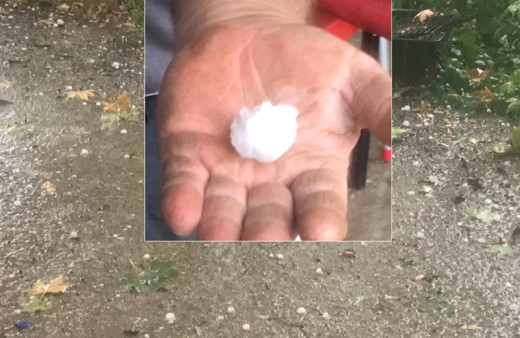 Ceviz kadar dolu yağdı meteoroloji demişti İstanbul'a geliyor Tekirdağ ve Çanakkale şaşkın