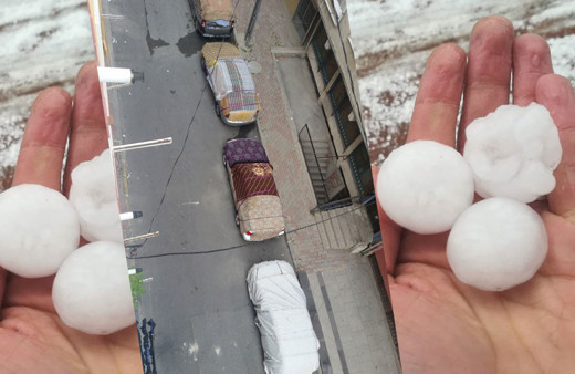 Arabaları saklayın dolu saat 22.00'de geliyo meteoroloji Ankara, Bursa, İstanbul, Balıkesir, Aydın