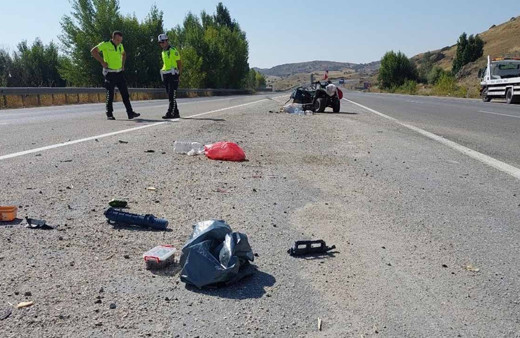 Çorum ve Samsun'da yaşlı kadınların ATV yolculuğu feci sonuçlandı