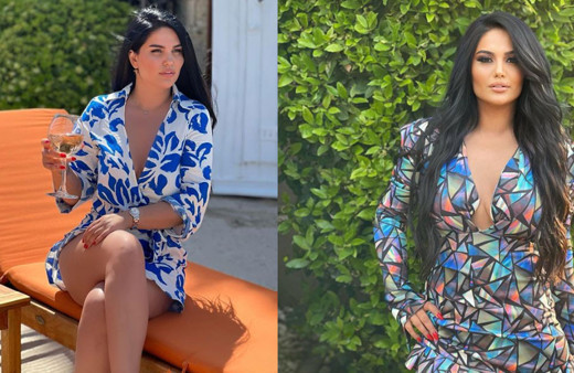 Berdan Mardini'yle boşanan Fatoş Yelliler'den olay pozlar! Taş gibi fiziğini böyle gösterdi