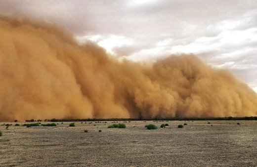 ABD'yi kum fırtınası vurdu: 11 binden fazla hane elektriksiz kaldı