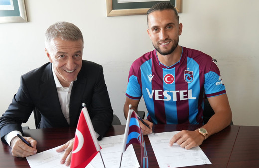 İmzalar atıldı: Yusuf Yazıcı yeniden Trabzonspor'da!
