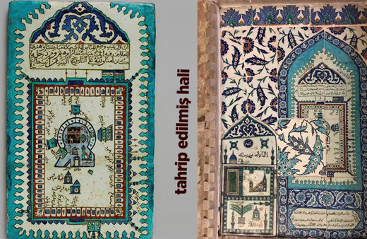 Ayasofya ile ilgili yeni skandal iddiası! Kabe tasvirli panodan Kabe çalındı...